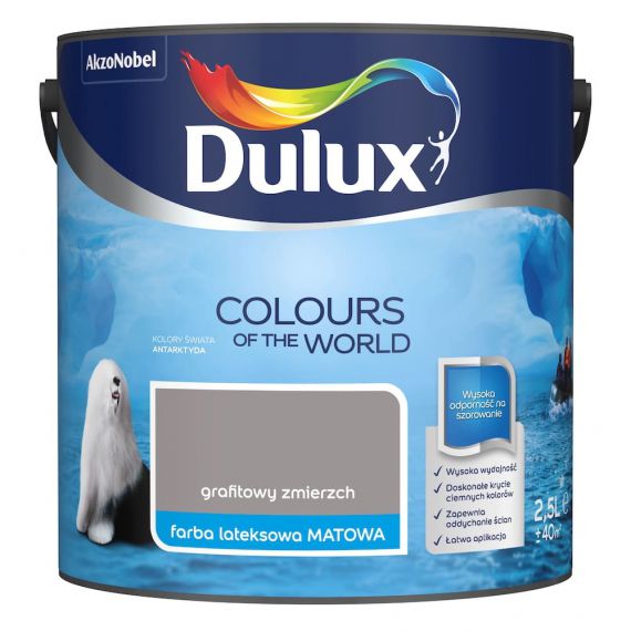 Farba Kolory Świata Grafitowy Zmierzch 2.5L Dulux
