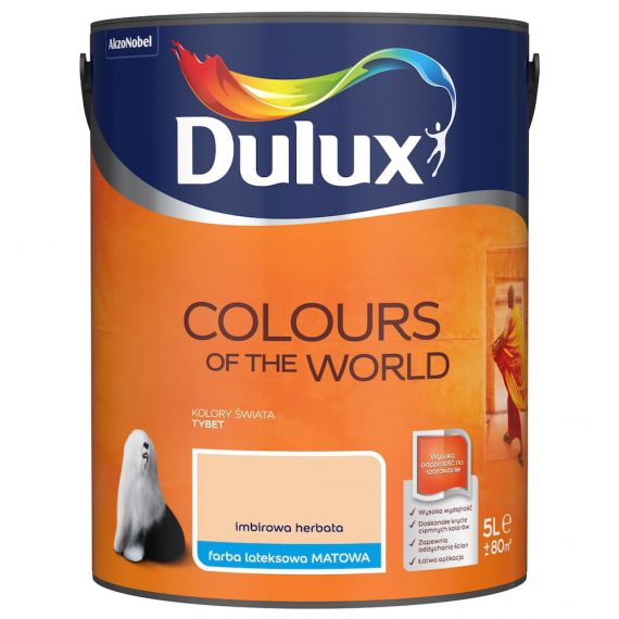 Farba Kolory Świata Imbirowa Herbata 5L  Dulux