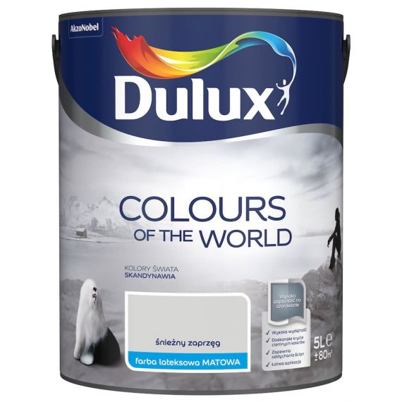 Farba Kolory Świata Śnieżny Zaprzęg 5L Dulux
