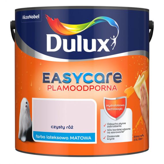 Farba EasyCare Czysty Róż 2.5L Dulux