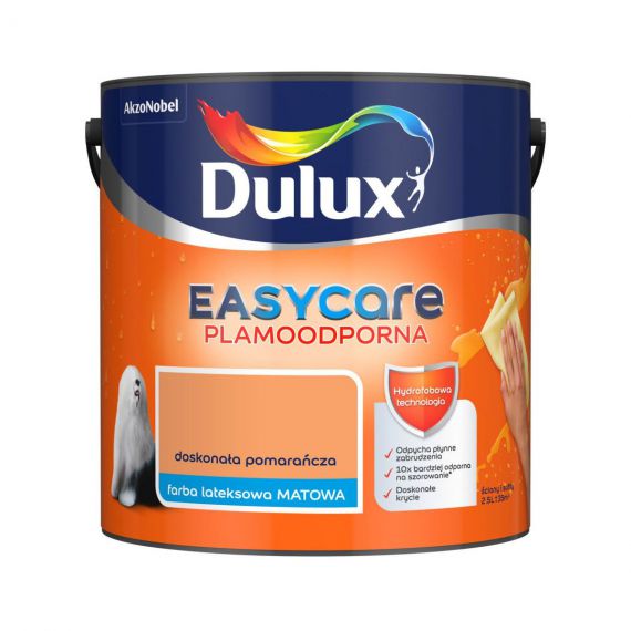 Farba EasyCare Doskonała Pomarańcza 2.5L Dulux