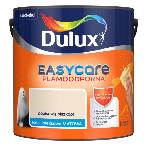 Farba EasyCare Popisowy Biszkopt 2.5L Dulux