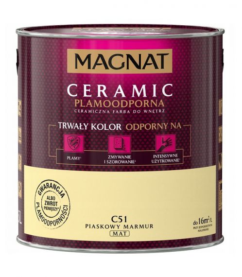 Farba Ceramiczna Magnat Ceramic C51 Piaskowy Marmur 2,5l