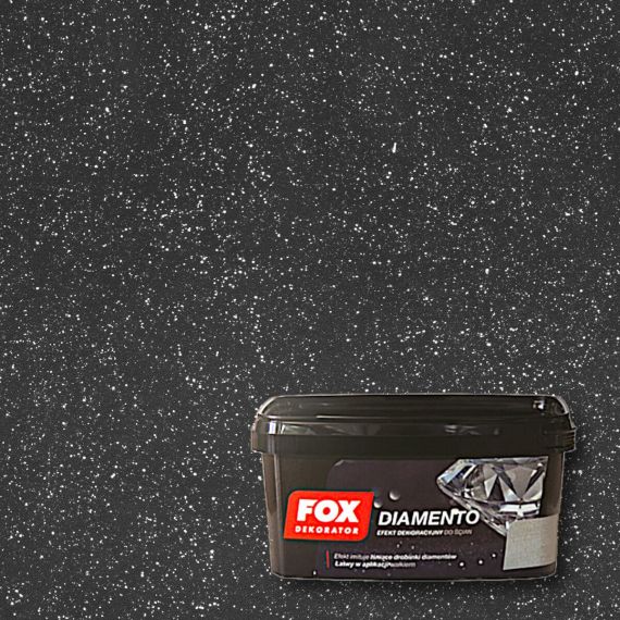 Farba Dekoracyjna Diamento Carbon 1L Fox