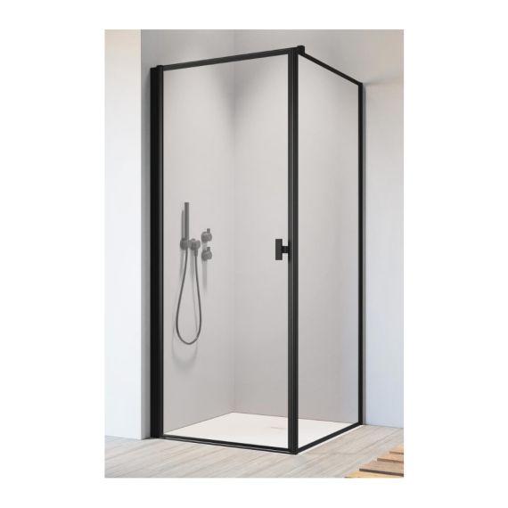 Drzwi Prysznicowe Nes KDJ I Czarne 100 Lewe Frame 10022100-54-56L Radaway