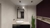 Cerrad x La Mania Home czarna łazienka marmur beton - wizualizacja Salon HOFF (2)