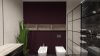 Cerrad x La Mania Home czarna łazienka marmur beton - wizualizacja Salon HOFF (4)