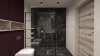 Cerrad x La Mania Home czarna łazienka marmur beton - wizualizacja Salon HOFF (6)