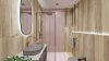 Łazienka w drewnie z różowymi kafelkami (5)