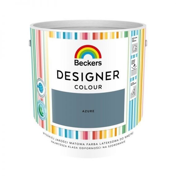 Farba Lateksowa Designer Colour Azure 2,5L Beckers