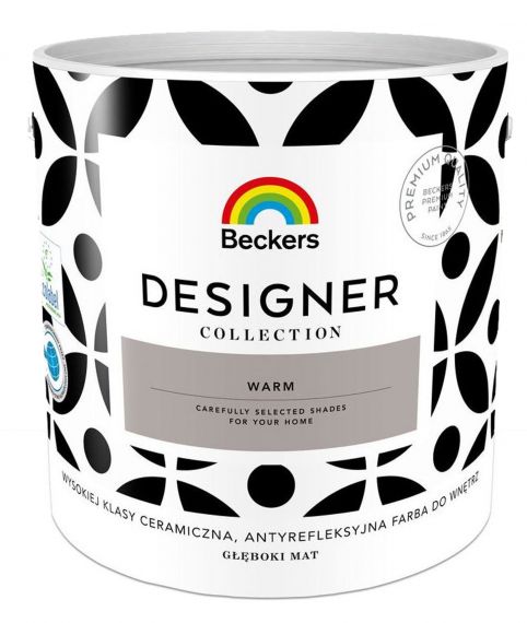 Farba Ceramiczna Designer Collection Warm 2,5L Beckers